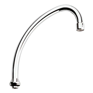 Grohe 13070000 Grohe WSS draaibare uitloopbek 3/4 x 185 mm - HU-vorm - zonder aanslag - chroom