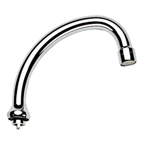 Grohe 13076000 Grohe WSS draaibare uitloopbek 3/4 x 140 mm - HU-vorm - met aanslag - chroom