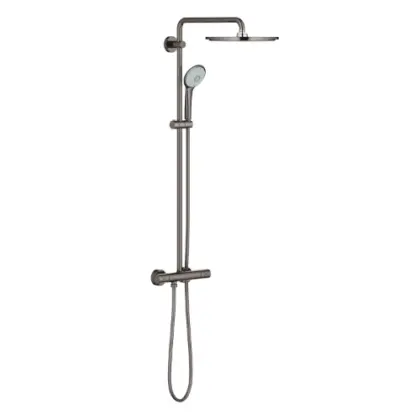 Grohe Euphoria System 310 douchesysteem met douchethermostaat - Hard Graphite 26075A00