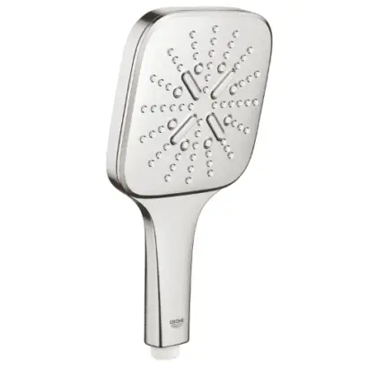 Grohe 26582DC0 Grohe Rainshower SmartActive 130 handdouche cube 3 stralen - SuperSteel