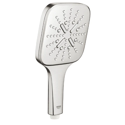 Grohe 26582DC0 Grohe Rainshower SmartActive 130 handdouche cube 3 stralen - SuperSteel