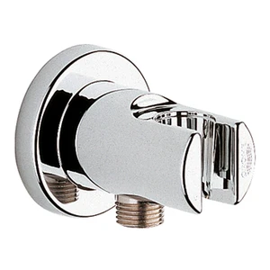 Grohe Relaxa Plus muuraansluitbocht met wandhouder 1/2 - chroom 28628000