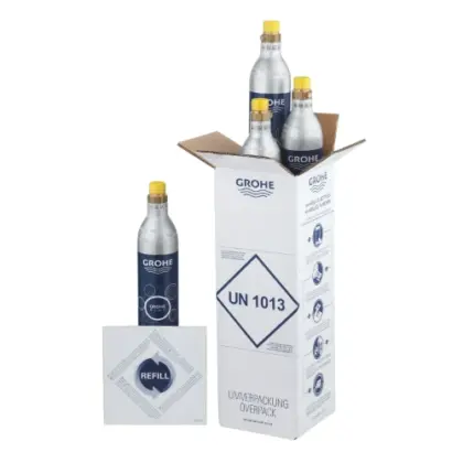 Grohe 40422000 Grohe Blue Home starterpack (set 4st) gasflessen CO2 - prijs per set