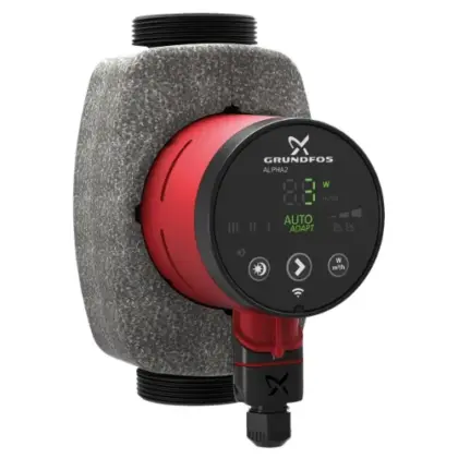 Grundfos 99411207 Grundfos Alpha 2 circulatiepomp 32-40 - 1x230V - A-label - 180 mm - auto-adapt - met isolatieschaal