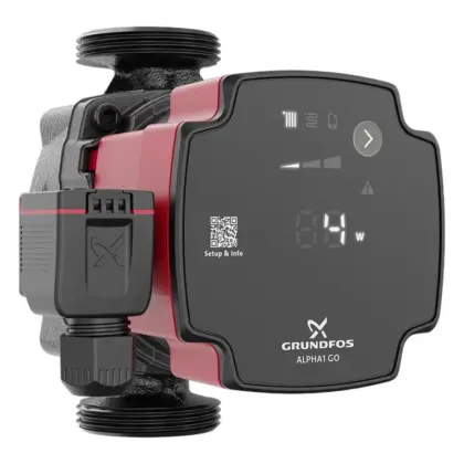 Grundfos Circulatiepomp Grundfos Alpha1 GO 10bar . L=130mm . Hmax=4m . 6/4"M . EEI <= 0.2 25-40 93074186