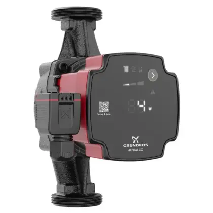 Grundfos Circulatiepomp Grundfos Alpha1 GO 10bar . L=180mm . Hmax=8m . 6/4"M . EEI <= 0.2 25-80 93074179