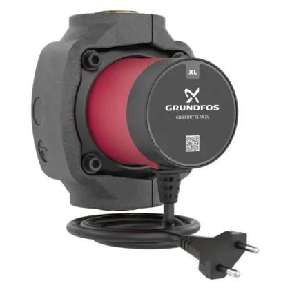 Grundfos Circulatiepomp Grundfos COMFORT 10bar . L=140mm . Hmax=1.4m . 1"M . sanitaire toepassing Qmax=1.5m3/h 15-14 XL 93513618