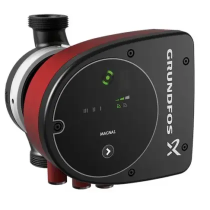 Grundfos Circulatiepomp Grundfos Magna1 10bar . L=180mm . Hmax=6m . 6/4"M . EEI <= 0.2 Qmax=2.0m3/h 25-60 99221217