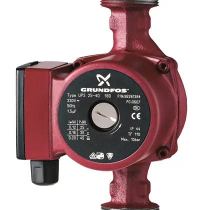 Grundfos Circulatiepomp Grundfos UPS N 10bar . L=180mm . Hmax=8m . 2"M . sanitaire toepassing 32-80 180 95906448