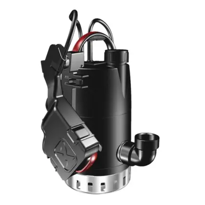 Grundfos Dompelpomp polypropyleen (PP) Hmax=7m Qmax=10m3/h met vlotter 1x220-240V stroomkabel=10m Grundfos Unilift CC 98624463