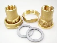 Grundfos Set messing pompkoppelingen 3/4 F sanit. pomp 1 1/4 AFSLUITBAAR 00519802 519802