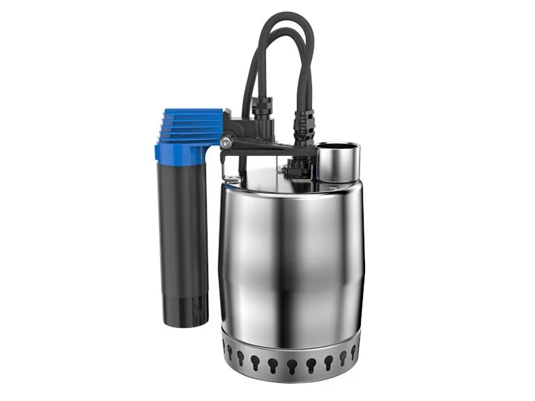 Grundfos Dompelpomp inox Hmax=9m Qmax=14m3/h met vlotter 1x220-240V stroomkabel=5m Grundfos Unilift KP 350 AV 1 013N1400