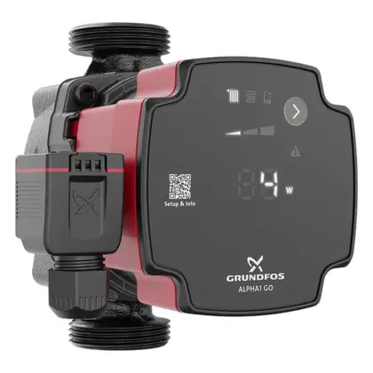Grundfos Circulatiepomp Grundfos Alpha1 GO 10bar . L=130mm . Hmax=6m . 5/4"M  . EEI <= 0.2 20-60 93074181
