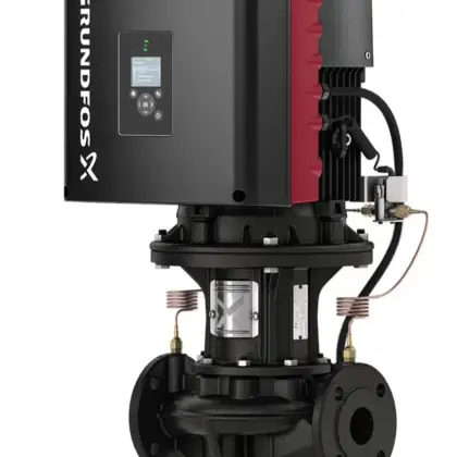 Grundfos Inlinepomp Grundfos TPE3 DN65 flens Qmax=66.5m3/h 340mm 31m 65-310 93338833