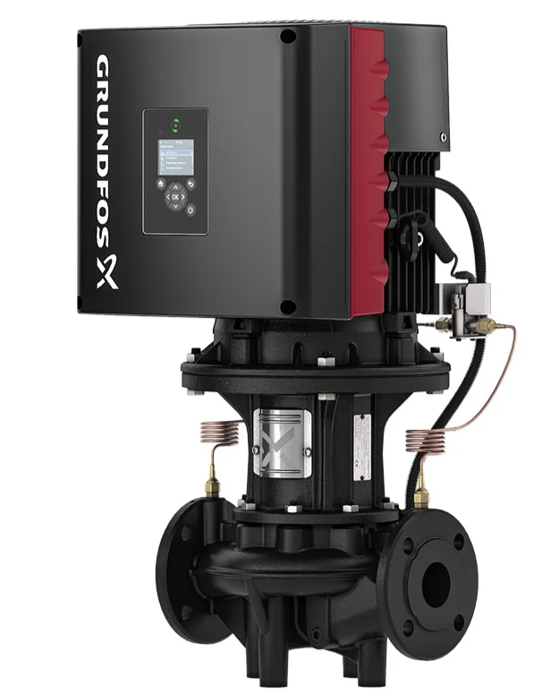 Grundfos Inlinepomp Grundfos TPE3 DN65 flens Qmax=66.5m3/h 340mm 31m 65-310 93338833