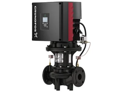Grundfos Inlinepomp Grundfos TPE3 DN100 flens Qmax=130m3/h 450mm 16m 100-160 93338851