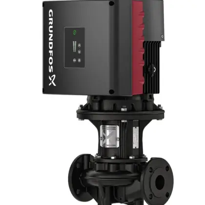 Grundfos Inlinepomp Grundfos TPE 2 DN100 flens Qmax=150.8m3/h 500mm 23m 100-230 93338862