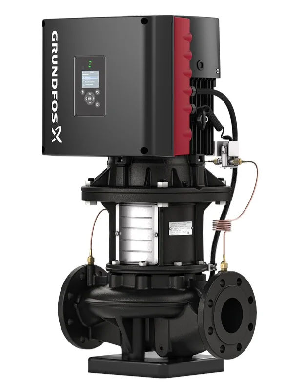 Grundfos Inlinepomp Grundfos TPE3 DN80 flens Qmax=160m3/h 440mm 52m 80-520 93339047