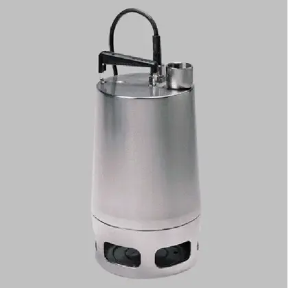 Grundfos Dompelpomp inox Hmax=11m Qmax=18m3/h met vlotter 1x220-240V stroomkabel=10m Grundfos Unilift AP35 40.08.A1.V 96010983