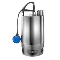 Grundfos Dompelpomp inox Hmax=9m Qmax=25m3/h met vlotter 1x220-240V stroomkabel=10m Grundfos Unilift AP50 96010984