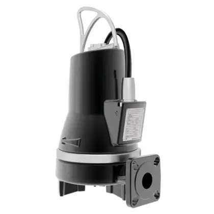 Grundfos Fecaliendompelpomp gietijzer Hmax=14.4m Qmax=15.01m3/h 1x220-240V stroomkabel=10m Grundfos SEG 96075894
