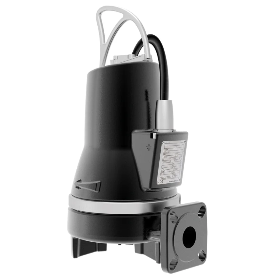 Grundfos Fecaliendompelpomp gietijzer 3x380-440V Grundfos SEG 40.12.2.50C 96075920
