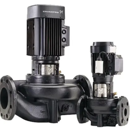Grundfos Inlinepomp Grundfos TP DN65 flens Qmax=56.34m3/h 360mm 34m 65-340/2 96087524