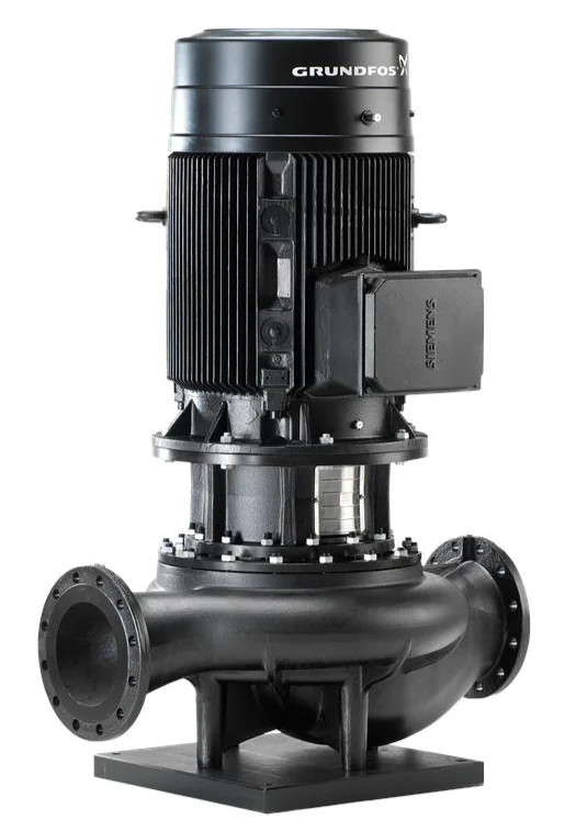 Grundfos Inlinepomp Grundfos TP DN100 flens Qmax=167.5m3/h 670mm 25m 100-250/4 96109308