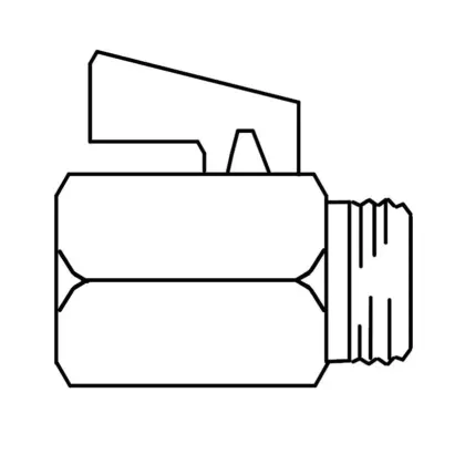 Grundfos Afsluiter R1/2AG X RP1/2 grundfos 96433905