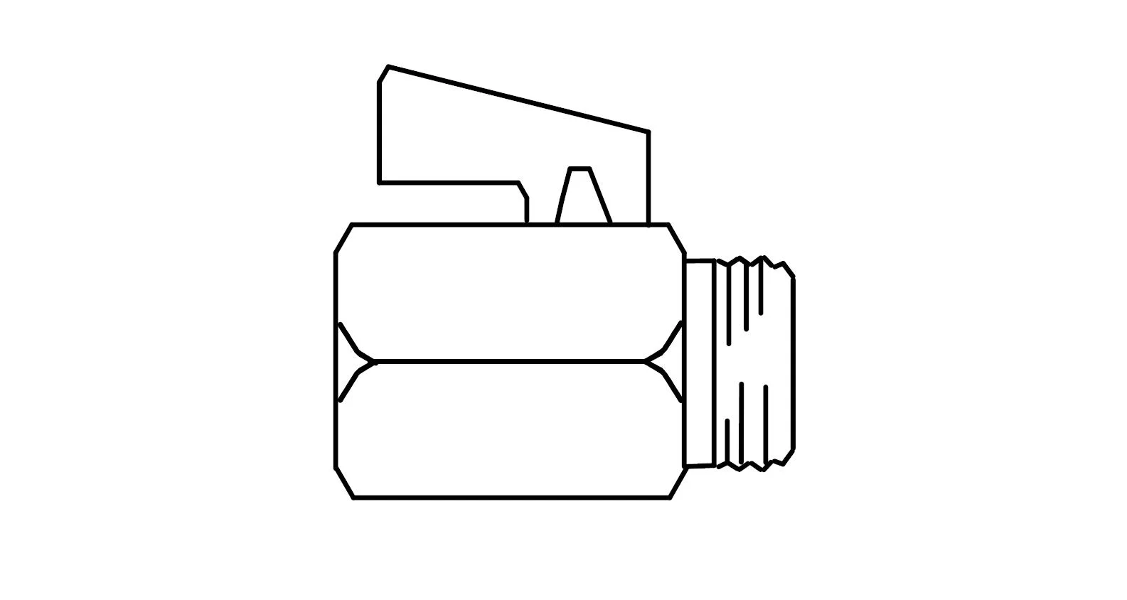 Grundfos Afsluiter R1/2AG X RP1/2 grundfos 96433905