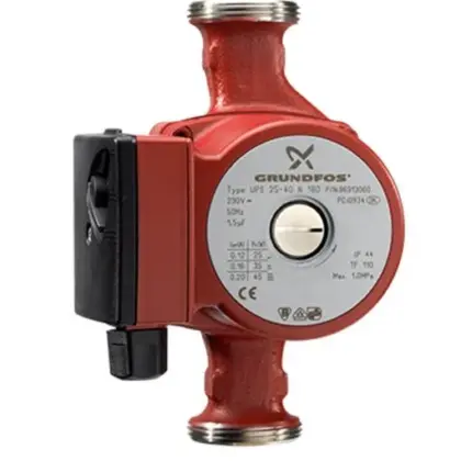 Grundfos Circulatiepomp Grundfos UPS N 10bar . L=150mm . Hmax=6m . 5/4"M . sanitaire toepassing 20-60 150 96913106
