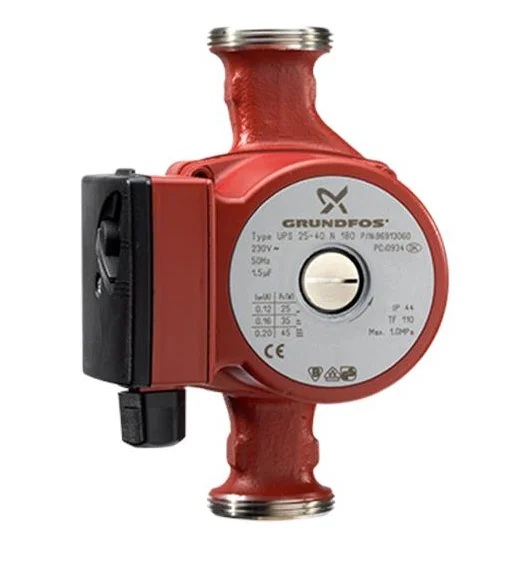 Grundfos Circulatiepomp Grundfos UPS N 10bar . L=150mm . Hmax=6m . 5/4"M . sanitaire toepassing 20-60 150 96913106