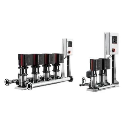 Grundfos Drukverhogingsunit Grundfos Hydro MPC-F 2 3pompen 26m3/h 35m 3x380-440V CRI 5-5 96941190
