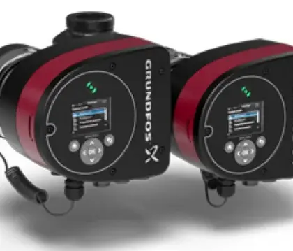 Grundfos Dubbele circulatiepomp Grundfos Magna3 D 16bar . L=180mm . Hmax=4m . 2"M . EEI <= 0.2 Qmax=2.5m3/h 32-40 97924449