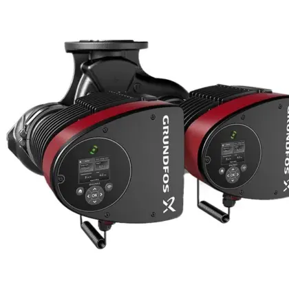 Grundfos Dubbele circulatiepomp Grundfos Magna3 D 16bar . L=360mm . Hmax=12m . DN80-PN10  . EEI <= 0.18 80-120 F 97924515