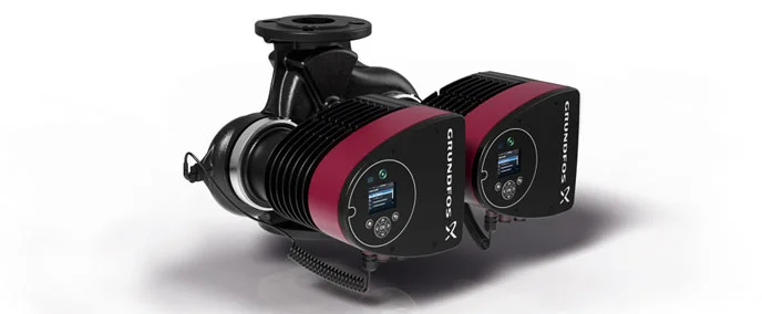 Grundfos Dubbele circulatiepomp Grundfos Magna3 D 16bar . L=450mm . Hmax=4m . DN100-PN10  . EEI <= 0.17 100-40 F 97924516