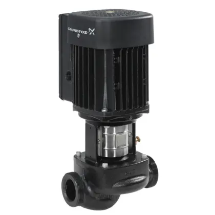 Grundfos Inlinepomp Grundfos TP 6/4" buitendraad cilindrisch BSPP-G (ISO 228-1) Qmax=5.34m3/h 180mm 5m TP 25-50/2 98281476