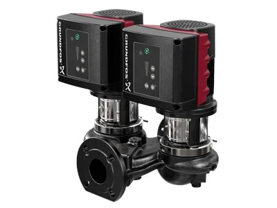 Grundfos Inlinepomp Grundfos TPE2 D DN65 flens Qmax=60m3/h 340mm 20m 65-200 98438148
