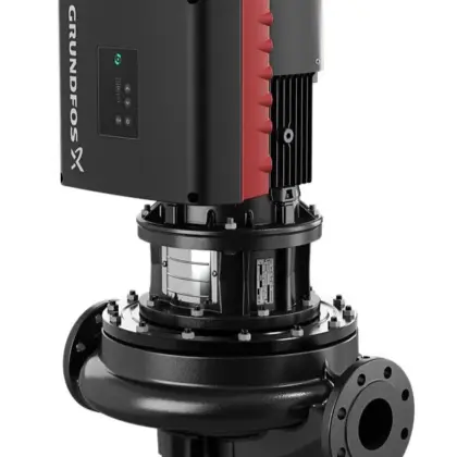 Grundfos Inlinepomp Grundfos TPE DN32 flens Qmax=14.73m3/h 340mm 20m 32-200/2 98514289