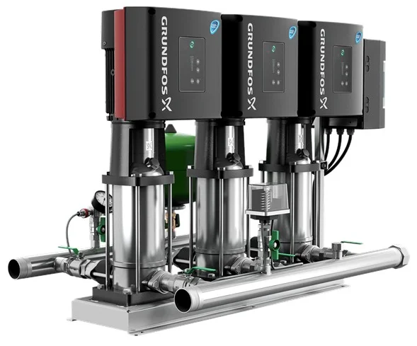 Grundfos Drukverhogingsunit Grundfos Hydro Multi-E 3 3pompen 30.6m3/h 39m CRE 3-8 98530458