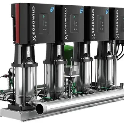 Grundfos Drukverhogingsunit Grundfos Hydro Multi-E 4 2pompen 1x220-240V CRE 3-8 98530502