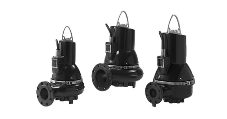 Grundfos Fecaliendompelpomp gietijzer Hmax=168.5m Qmax=2.34m3/h 3x380-440V Grundfos SL1 100.100.55.4.51D 98626029