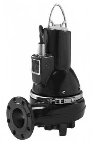 Grundfos Fecaliendompelpomp gietijzer Hmax=25.6m Qmax=198m3/h 3x380-440V stroomkabel=10m Grundfos 98626054