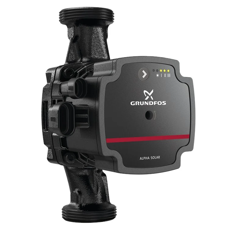 Grundfos Circulatiepomp Grundfos Alpha Solar 10bar . L=180mm . Hmax=7.5m . 6/4"M  . EEI <= 0.2 Qmax=3.42m3/h 25-75 180 98989300