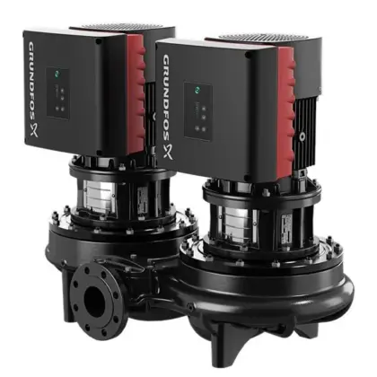 Grundfos Inlinepomp Grundfos TPED DN125 flens Qmax=148m3/h 620mm 13m 125-130/4 99114637