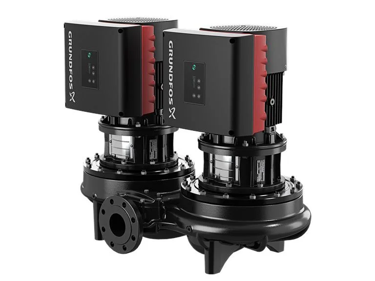 Grundfos Inlinepomp Grundfos TPED DN125 flens Qmax=148m3/h 620mm 13m 125-130/4 99114637