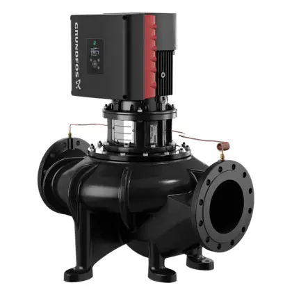 Grundfos Inlinepomp Grundfos TPE DN125 flens Qmax=18m3/h 620mm 9.5m 125-95/4 99114807