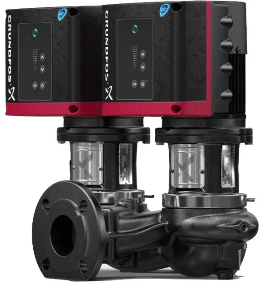Grundfos Inlinepomp Grundfos TPED DN65 flens Qmax=60.4m3/h 360mm 21m 65-210/2 99132830