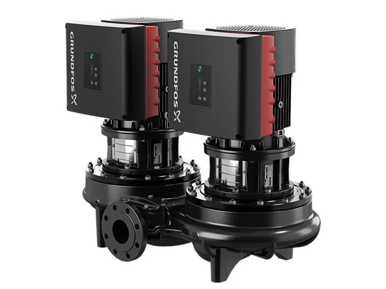 Grundfos Inlinepomp Grundfos TPED DN32 flens Qmax=21m3/h 340mm 32m 32-320/2 99133593