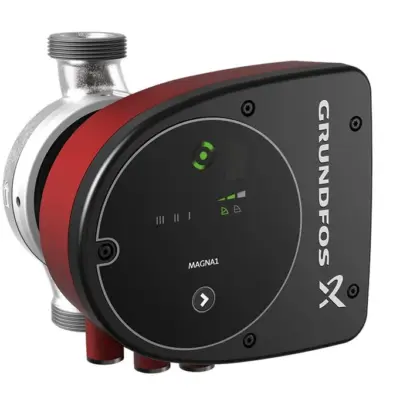 Grundfos Circulatiepomp Grundfos Magna1 N 10bar . L=180mm . Hmax=12m . 6/4"M . sanitaire toepassing  . EEI <= 0.2 25-120 99221227